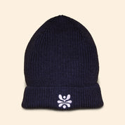 KOHO-MUETZE-MERINOWOLLE Blau