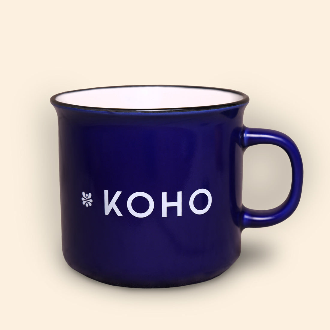 KOHO-Keramik-Tasse Blau