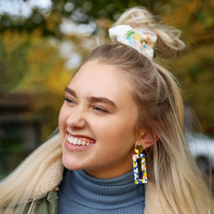 KOHO-Scrunchie-Haargummi Frisur