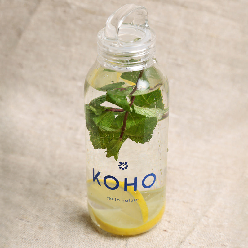 Koho-Wasserflasche-Trinkflasche Zitronen -Minz Wasser
